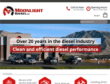 Tablet Screenshot of moonlightdiesel.com